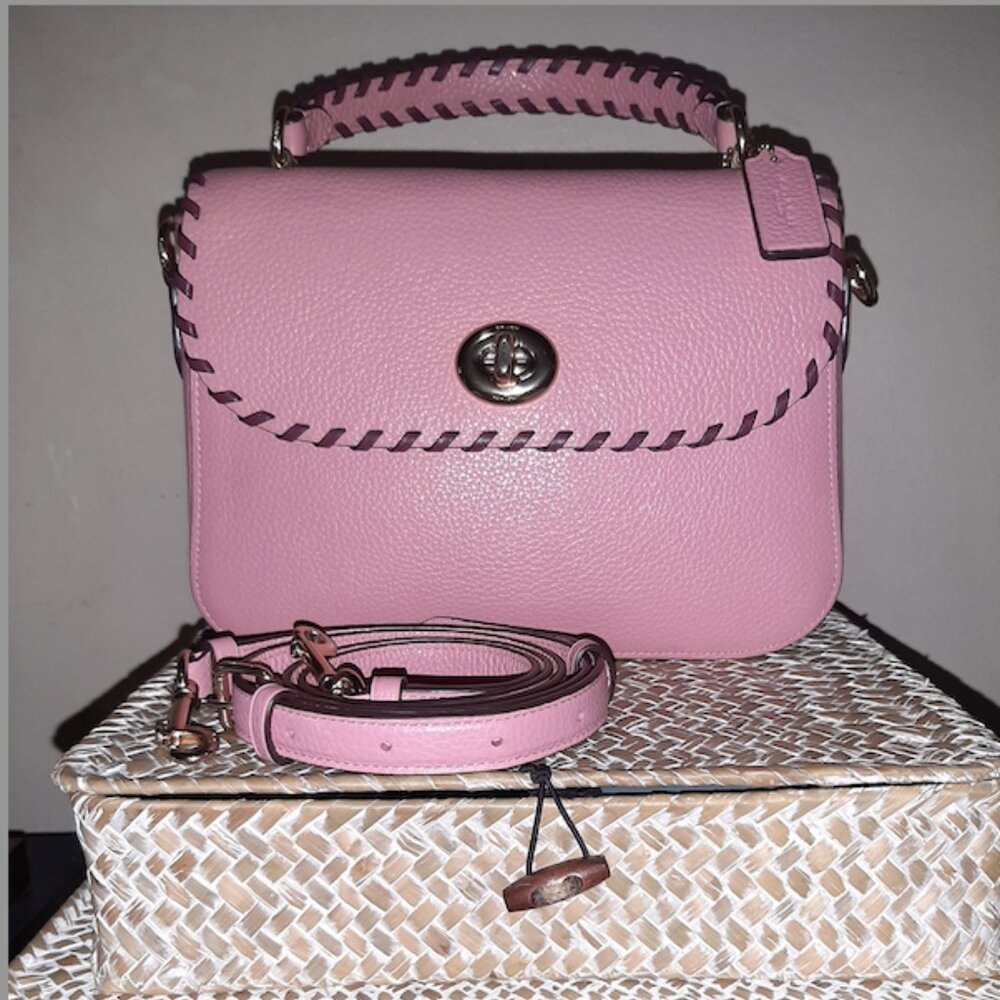 Coach Marlie Top Handle Satchel With Whipstitch